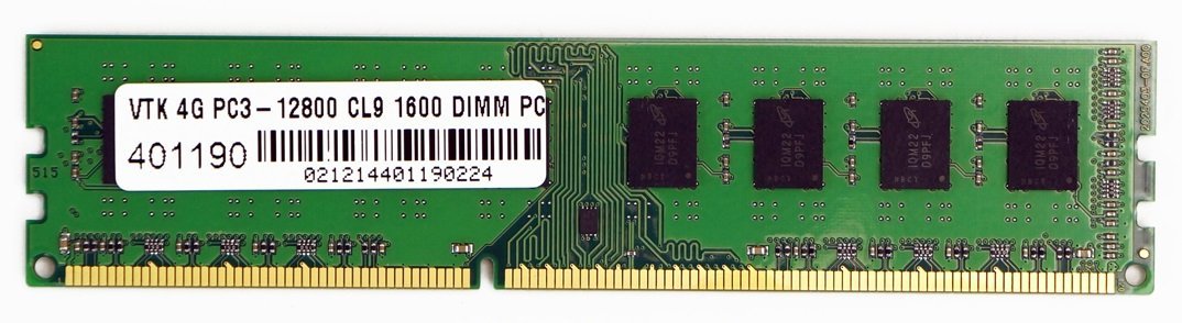 メモリ　pc3l 4g x 500枚セット VisionTek Products 4GB DDR3 1600 MHz CL9 DIMM, Desktop Memory